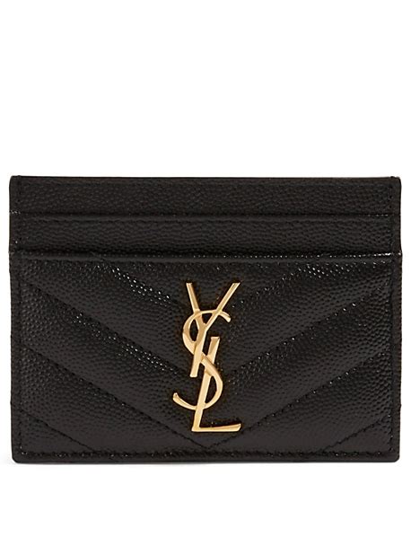 ysl mens card holders|YSL monogram card holder.